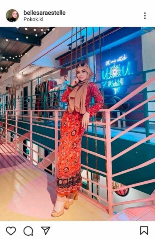 Selebgram Malay Lambellesaraestrelle HIJAB TOGE! 6 MEQK4HN o