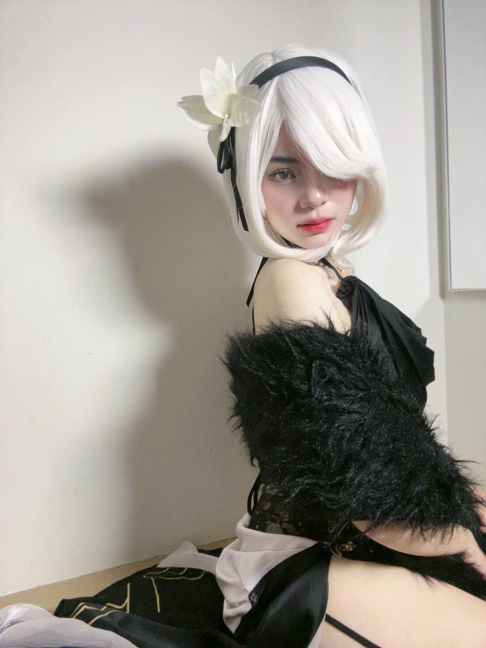 Niken Andalusia Konten Ekslusif Edisi Nier Automata! FAVORIT! 17 02.TELEGRAM@BagianKenikmatan 6