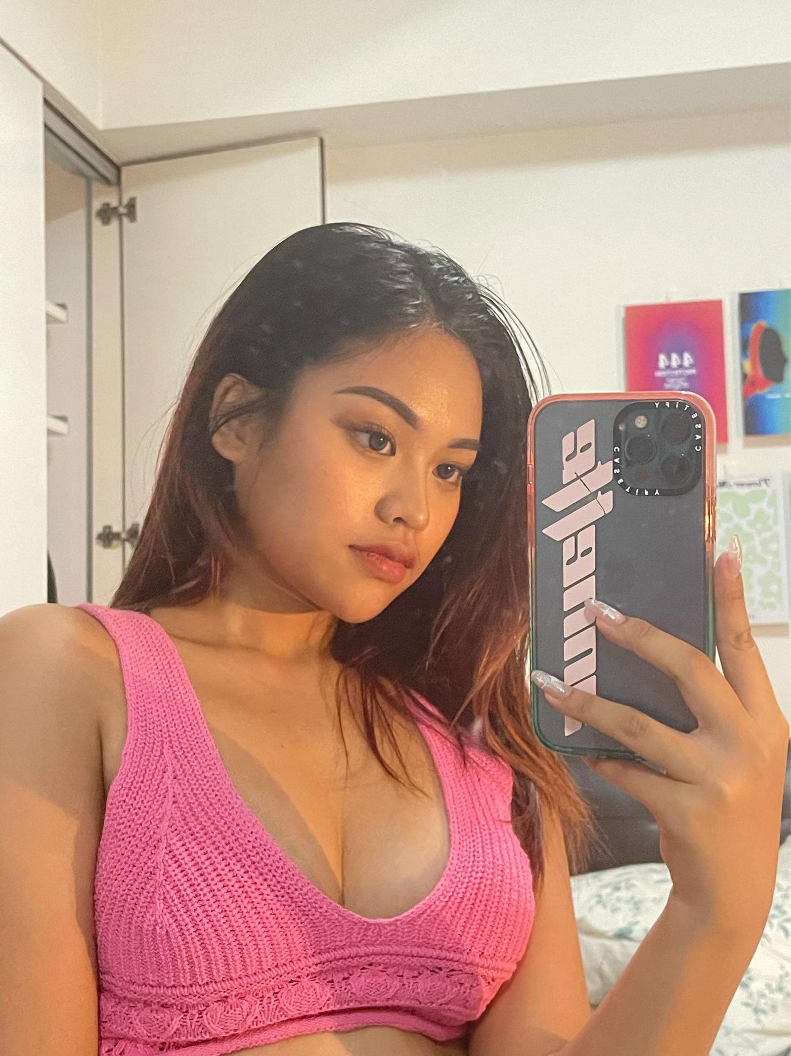 Annette Monsouleil Konten Eksklusif Edisi Purple and Pink Lingerie 9 leaksmaster69.cyou 75