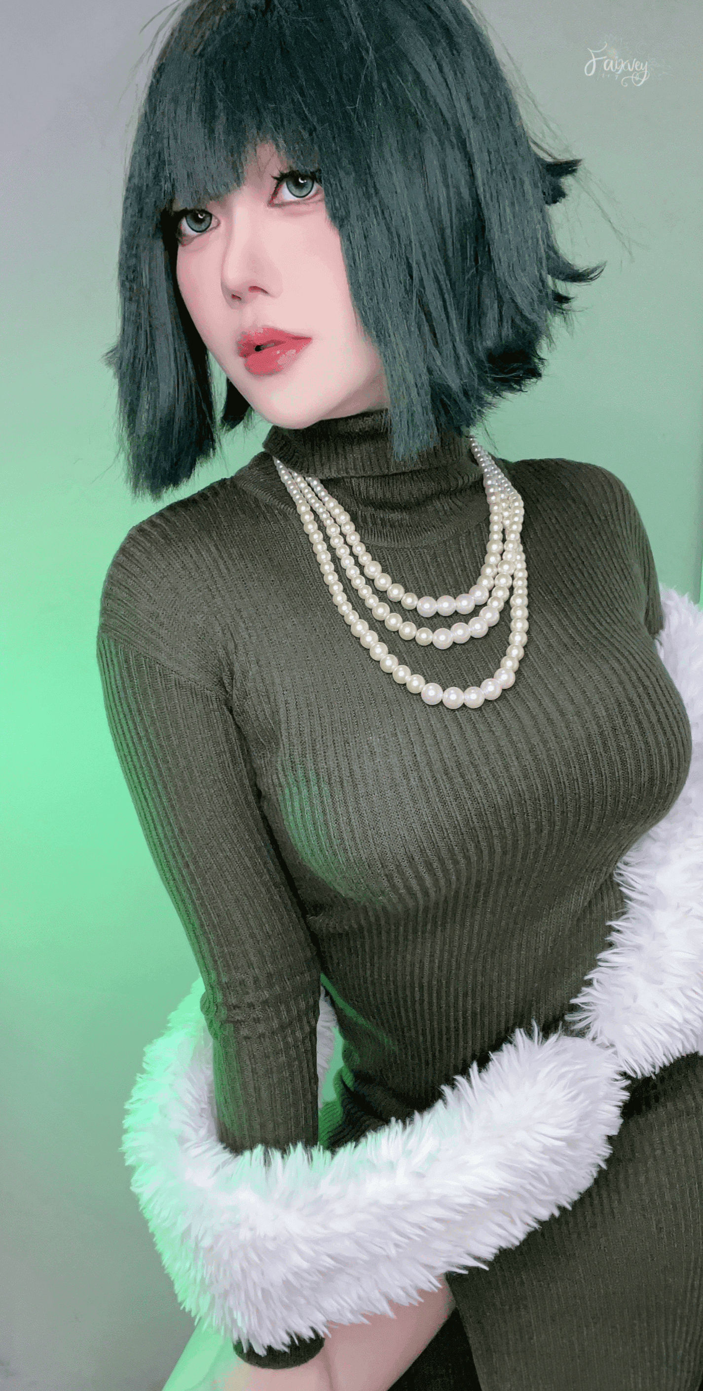 Ivy @faixvey Eksklusif Cosplay Fubuki (One Punch Man) 10 1000025547917820c54a309706
