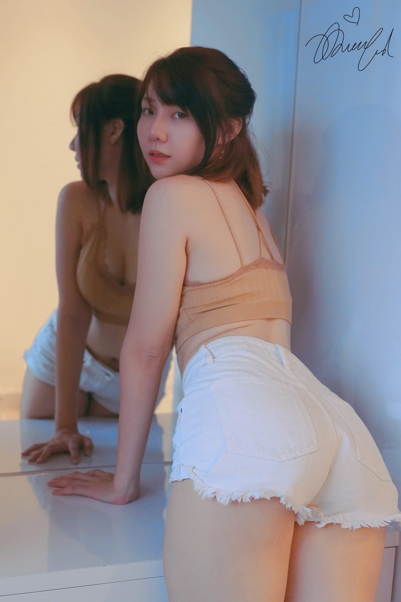 Jena Dammaya Eksklusif Edisi Special Bralette Sexy With Hotpants 23 15