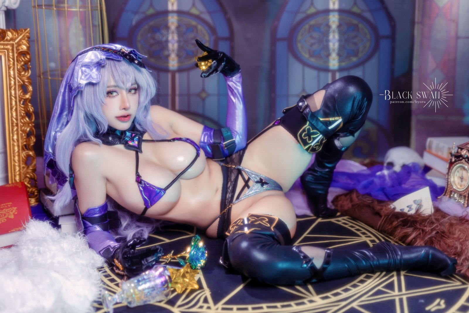 Byoru Eskslusif Cosplay Black Swan , BAR BAR! 22 JOIN TELE @Cosplayer NSFW 14 min