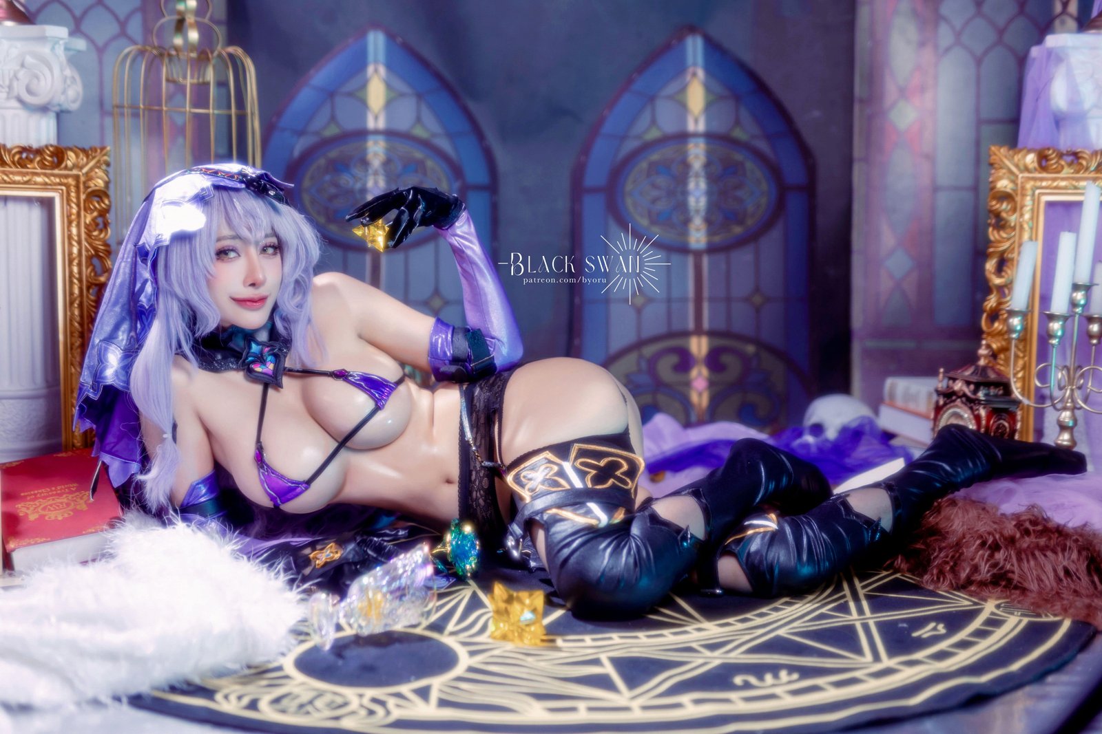 Byoru Eskslusif Cosplay Black Swan , BAR BAR! 2 JOIN TELE @Cosplayer NSFW 15 min