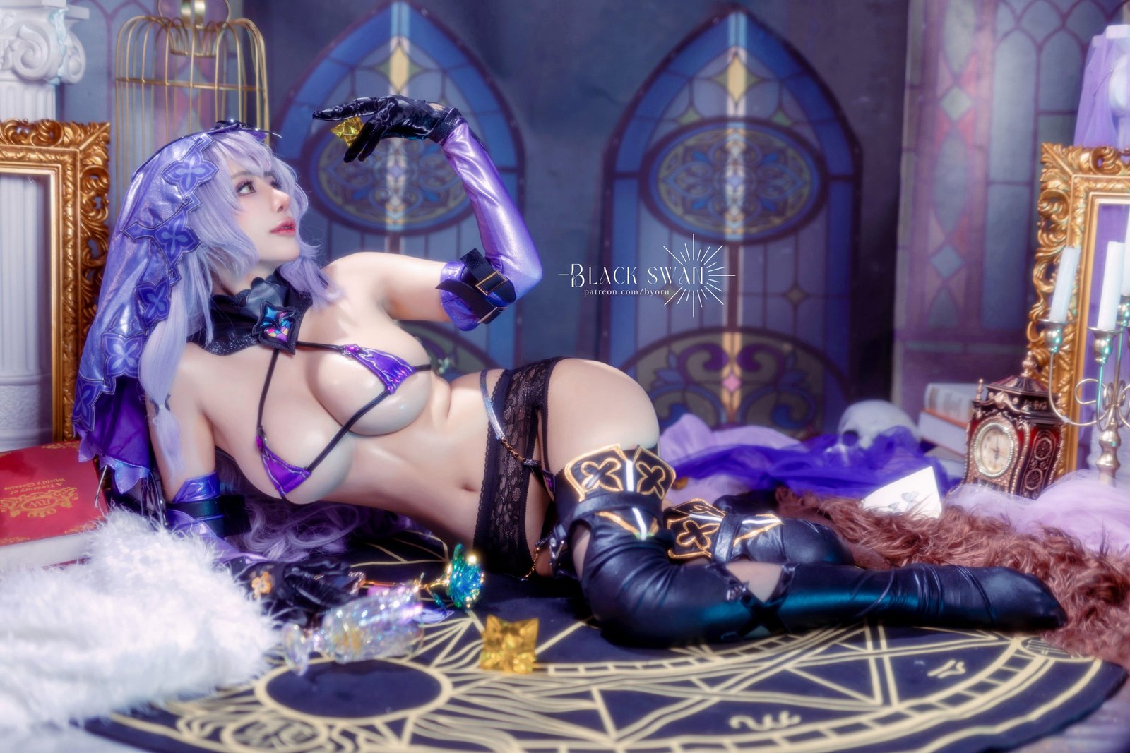 Byoru Eskslusif Cosplay Black Swan , BAR BAR! 3 JOIN TELE @Cosplayer NSFW 16 min