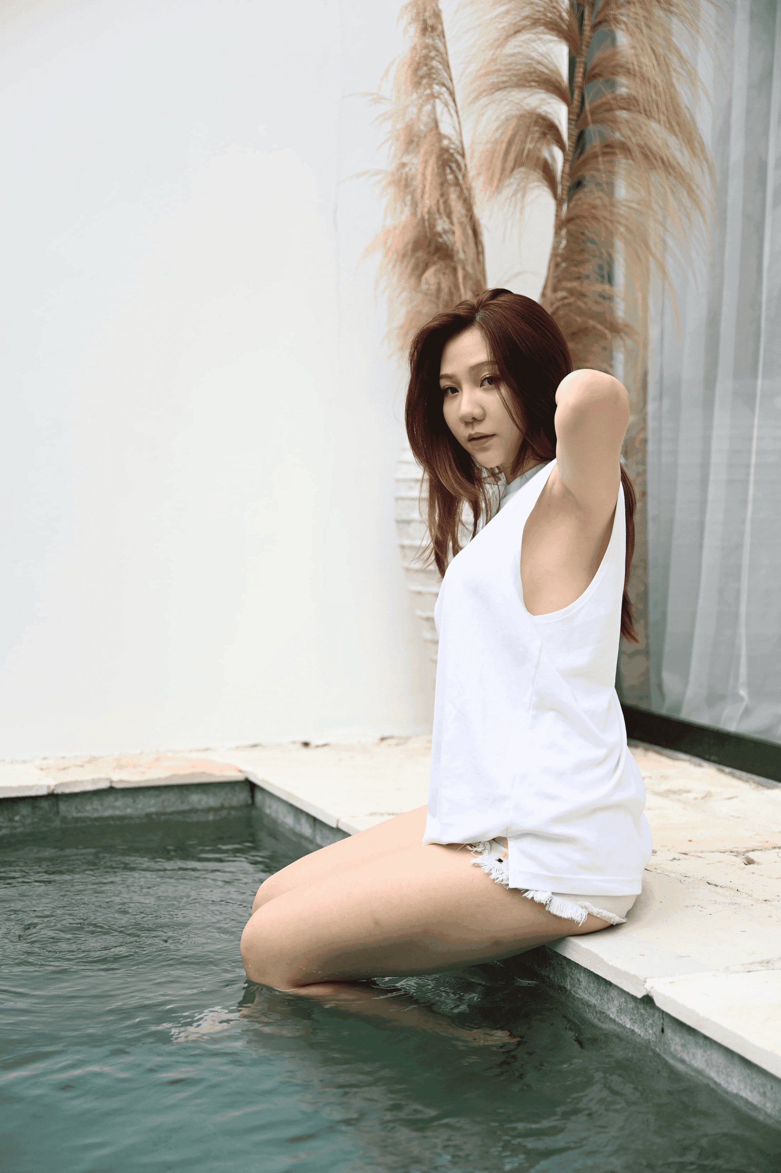 Jenadammaya In Home No Pans Braless 41