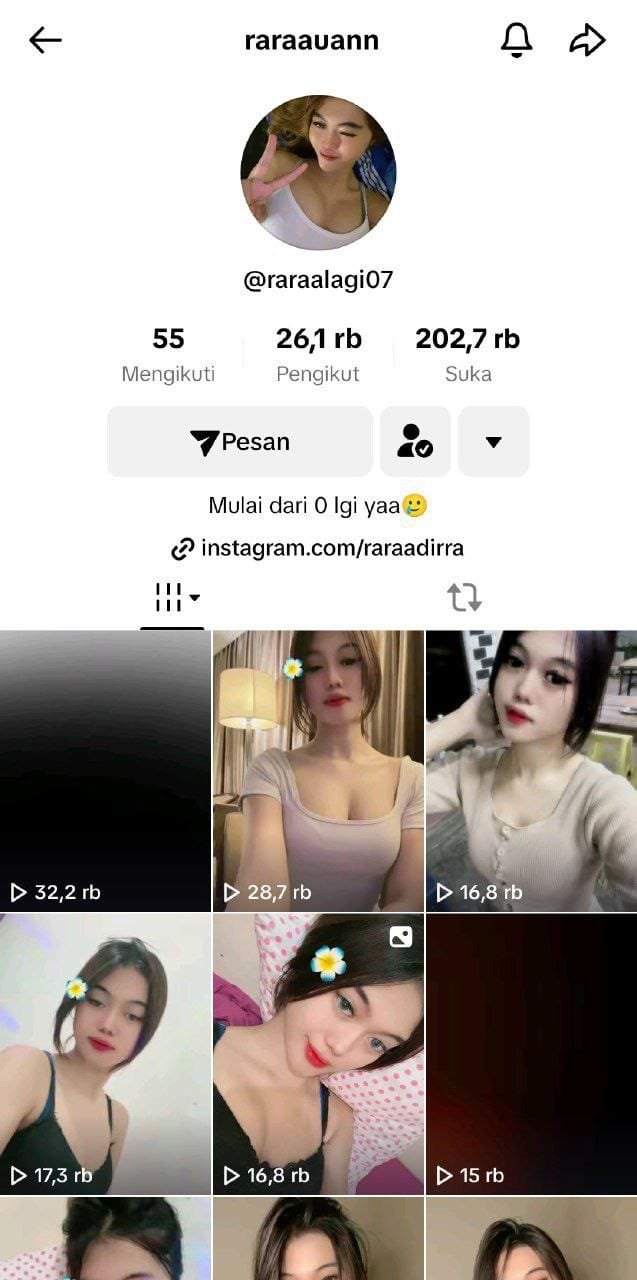 Skandal Raraauann Tiktoker Tobrut! MANTEP MULUS! 4 4az7794w