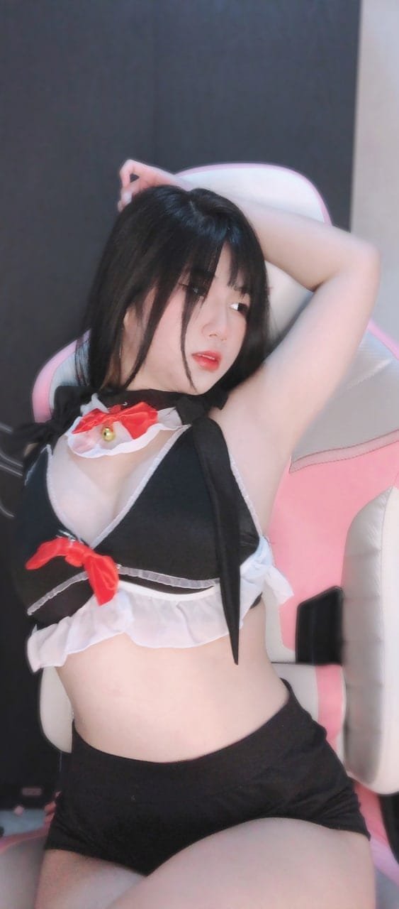 Ex RRQ Lipay Cosplay Black Neko , MEOWW RAWRR 7 Grachive Lipay Black Neko 10