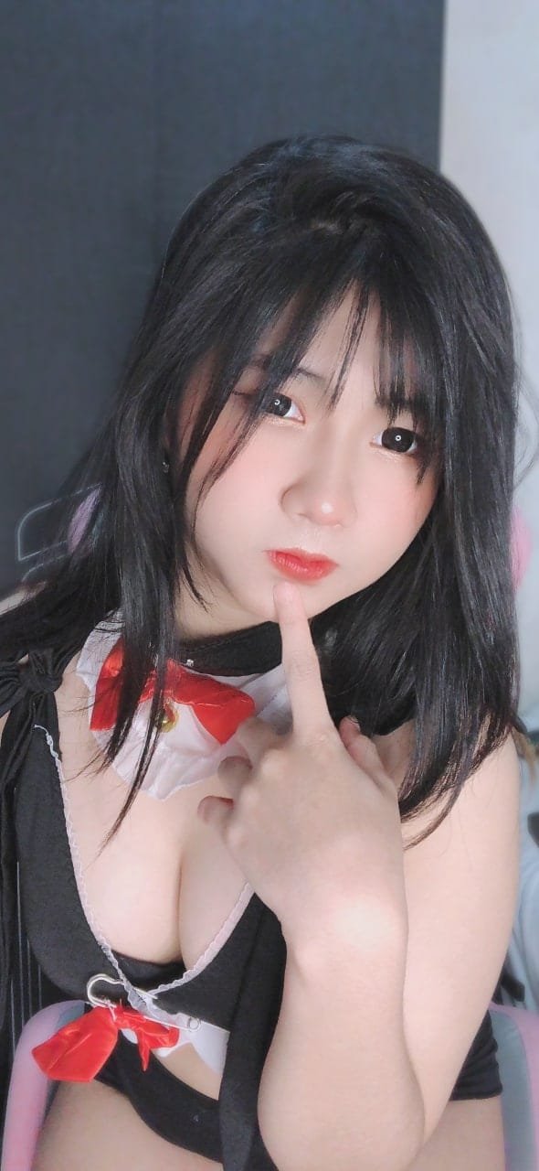 Ex RRQ Lipay Cosplay Black Neko , MEOWW RAWRR 9 Grachive Lipay Black Neko 12