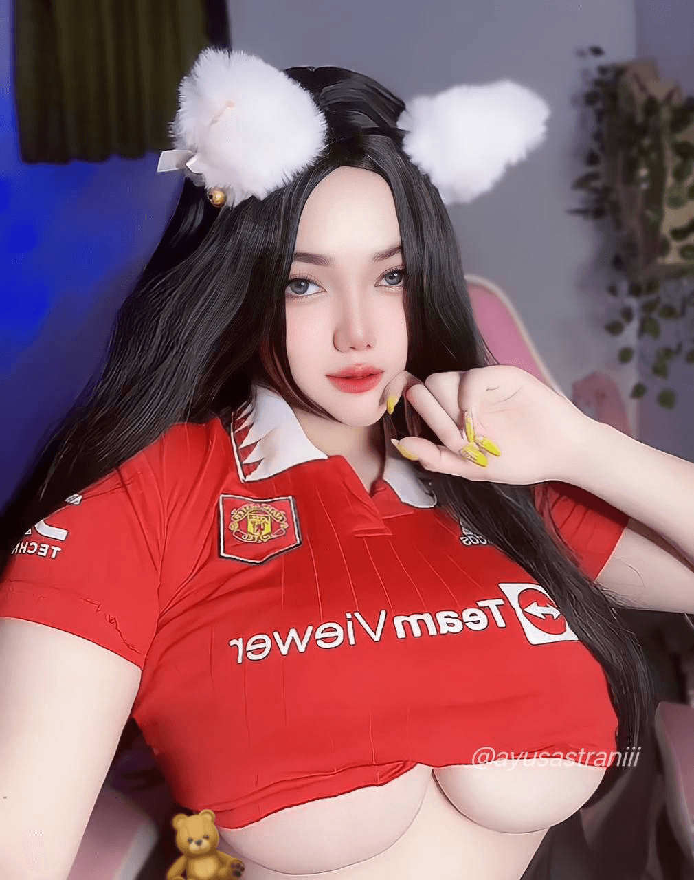 Ayu Chan aka Tarosweet Skin Manchester United Eksklusif WOW guede 2 Join Telegram @Asvirazipp 1