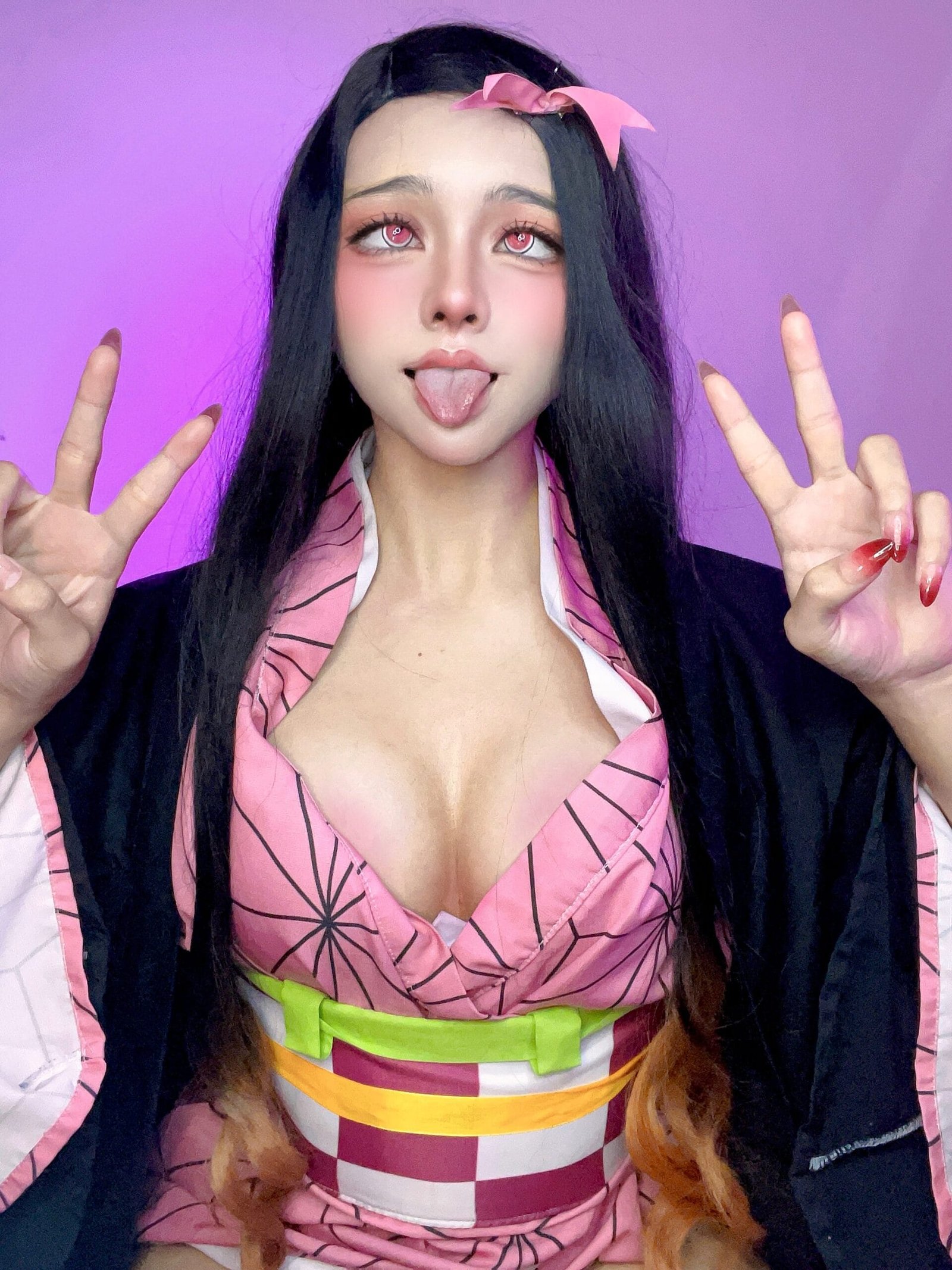 Monchy Cosplay Nezuko , WOW hot! 5 76 website by kawai.vip 1 scaled