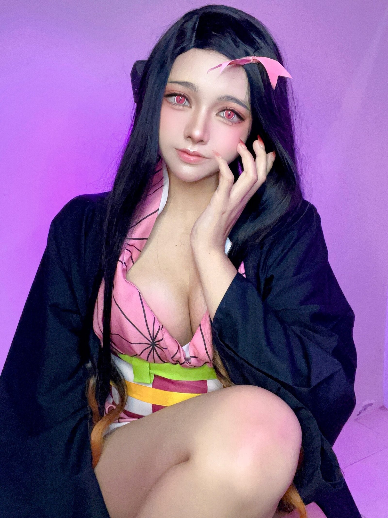 Monchy Cosplay Nezuko , WOW hot! 6 77 website by kawai.vip 1 scaled